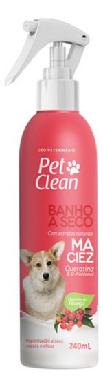 Imagem de Banho a Seco Maciez Pet Clean 240 ML