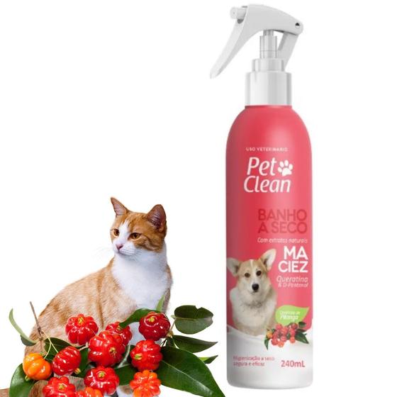 Imagem de Banho a Seco Pet Clean 240ml Cachorro Gato Cães Pet