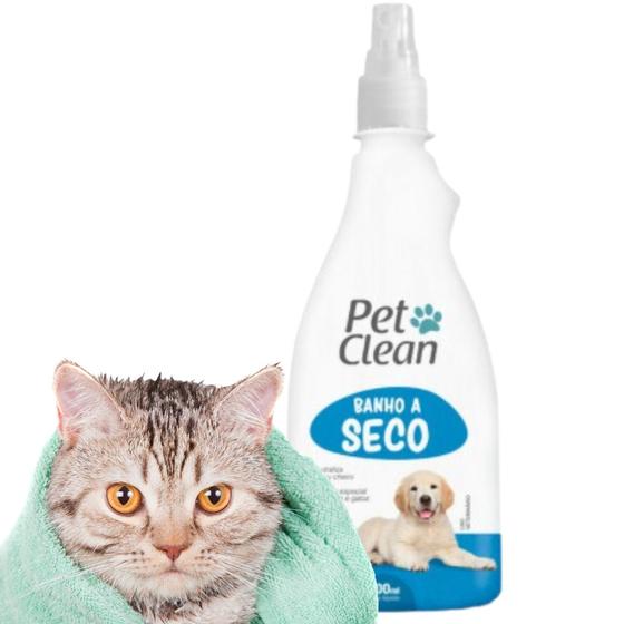 Imagem de Banho a Seco Pet Clean Cachorro Gato Cães Pet