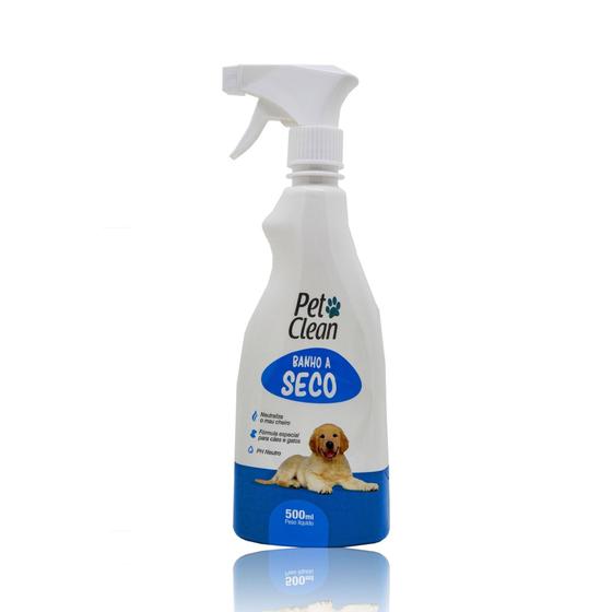 Imagem de Banho a Seco Pet Clean para Cães e Gatos 500ml com válvula gatilho