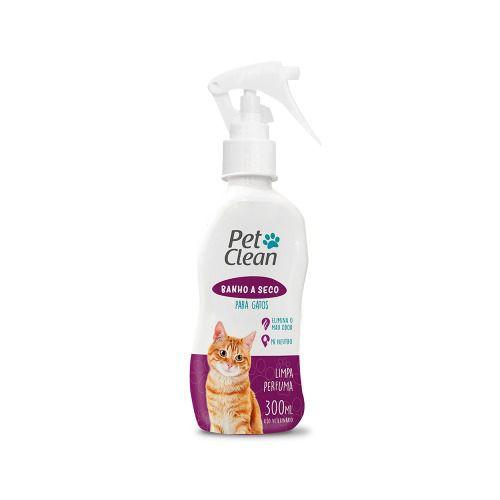 Imagem de Banho a seco pet gato 300ml spray banho gatos 