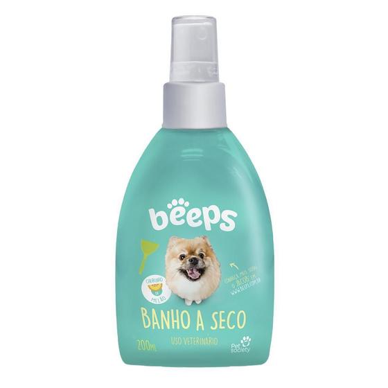 Imagem de Banho A Seco Pet Society Beeps Para Cães E Gatos - 200 Ml