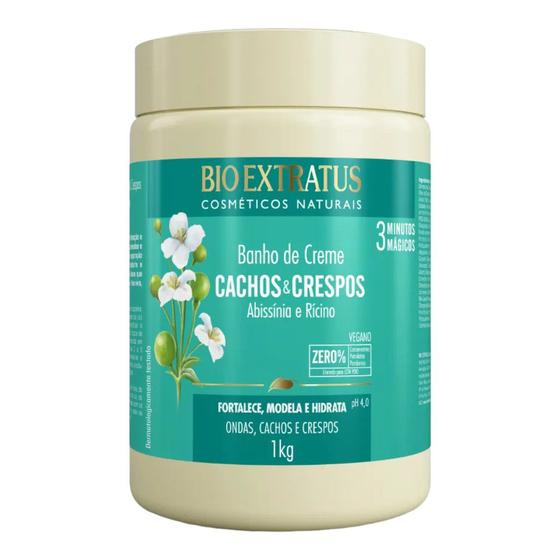 Banho de Creme Cachos Crespos 1L Limpeza Suave Bio Extratus Menor preço em Banho de Creme Cachos Crespos 1L Limpeza Suave Bio Extratus