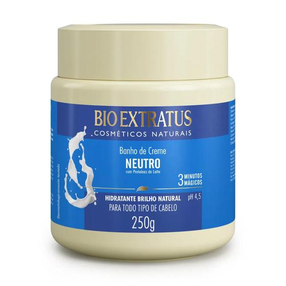 Imagem de Banho de Creme Neutro c/ Proteínas do Leite 250g - Bio Extratus