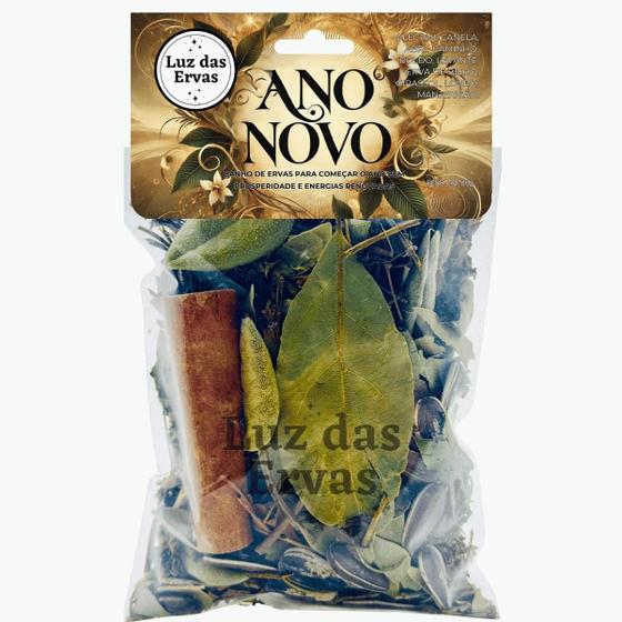 Imagem de Banho de Ervas Ano (3 unidades) Novo para Começar o Ano Bem com Prosperidade e Energias Renovadas