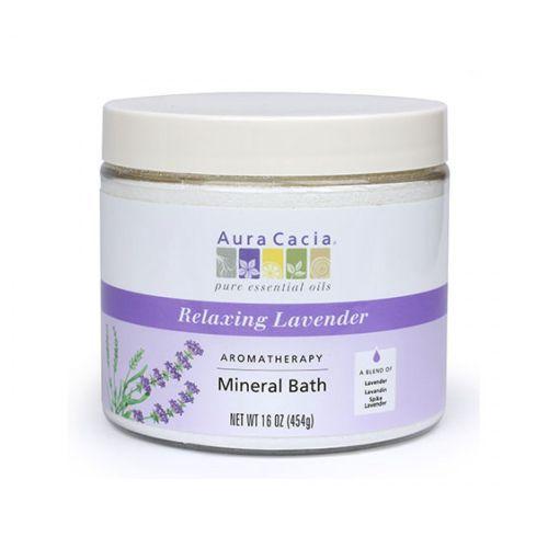 Imagem de Banho Mineral Relaxante Lavanda 16 Oz da Aura Cacia (Pacote com 2)