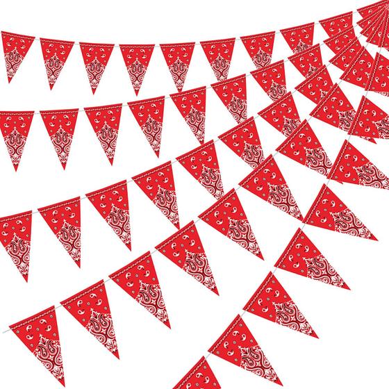 Imagem de Banner Bandana Triangular para Festa - Pacote com 5 Unidades (3m)