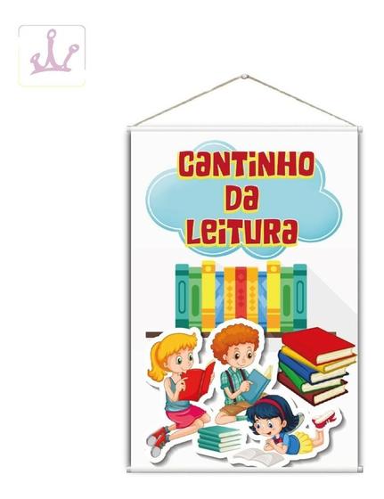 Imagem de Banner Escolar Cantinho Da Leitura Pedagógico