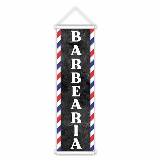 Imagem de Banner Faixa Placa Barbearia Barbeiro Barba Divulgação Loja