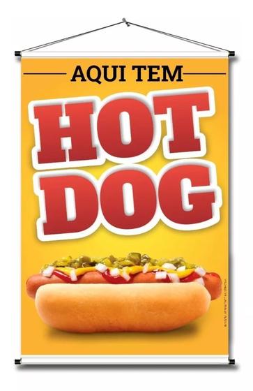 Imagem de Banner Hot Dog - Cachorro Quente