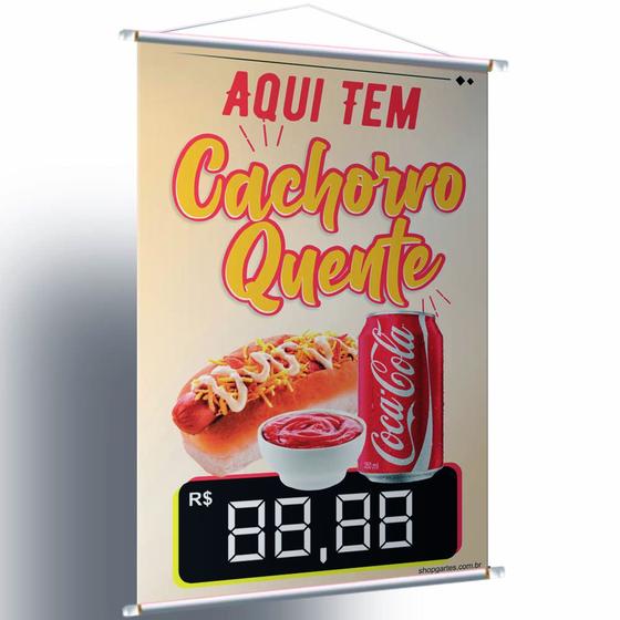 Imagem de Banner Hotdog Qualidade Fotográfica Lona E Impressão Digital