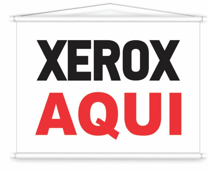 Banner Xerox Aqui 1 unidade Ripublic Banner para Festa Magazine