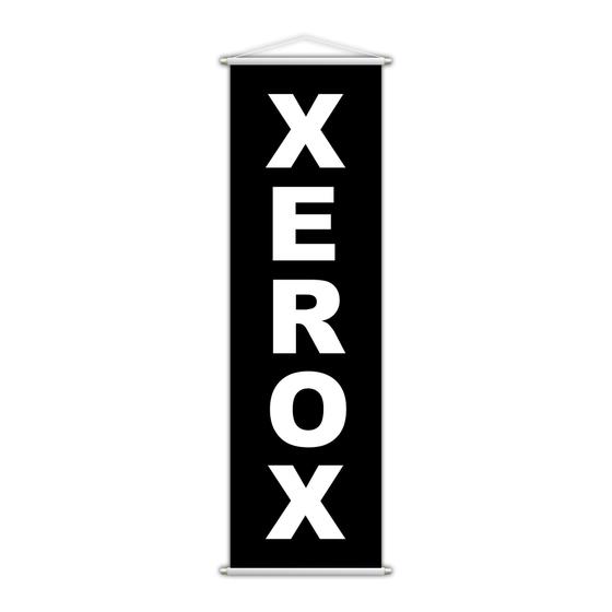 Banner Xerox Impressão Gráfica Serviço Lona 100X30Cm