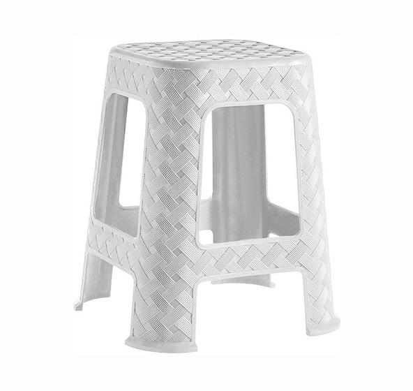 Imagem de Banqueta Rattan Branco