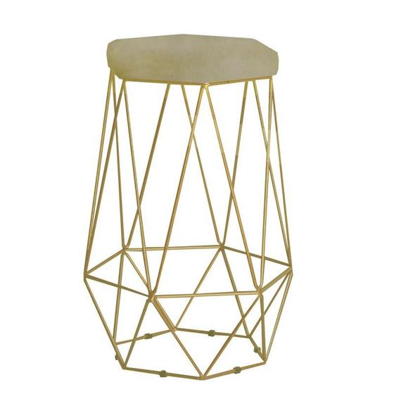 Imagem de Banqueta Rubi Dourado Veluplus 1331 - FdECOR