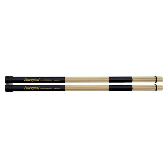 Imagem de Baqueta Liverpool Acoustic Rods Medium Par Rd 155 Marfim