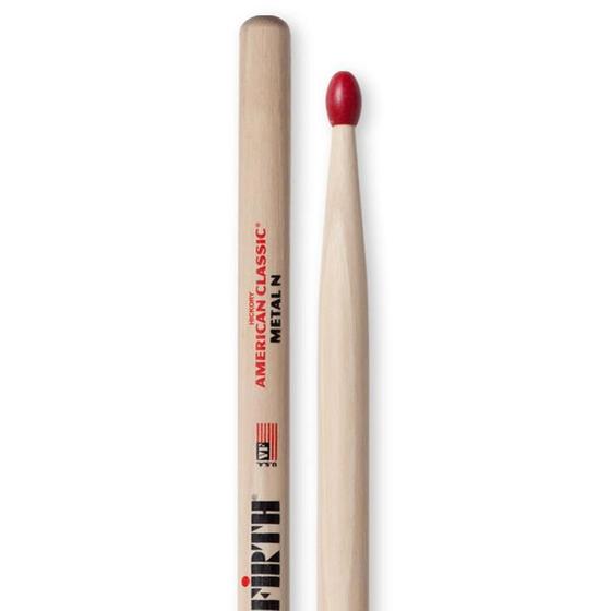 Imagem de Baqueta Ponta de Madeira Padrão 2B American Classic Metal - Vic Firth