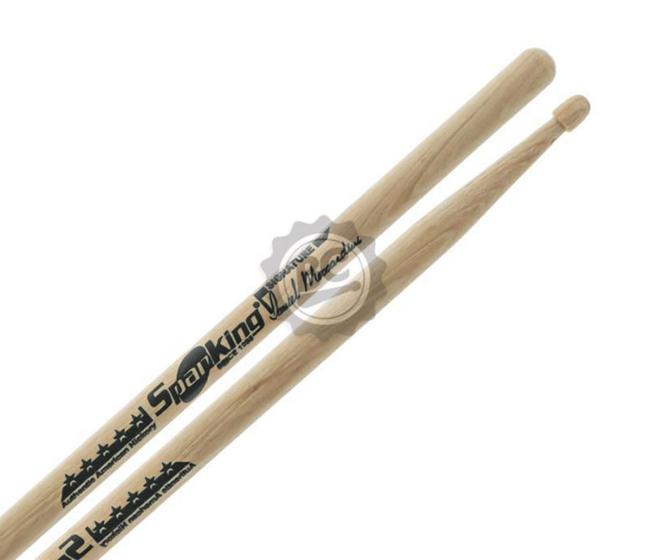 Imagem de Baqueta Spanking Signature Hickory Daniel Moscardini Padrão 5B/5A (792) Extra Comprida
