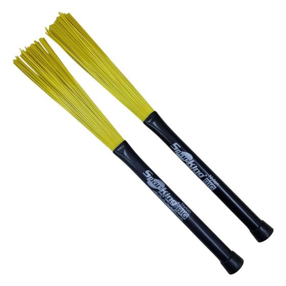 Imagem de Baqueta Vassorinha Nylon Big Brush Spanking Amarelo