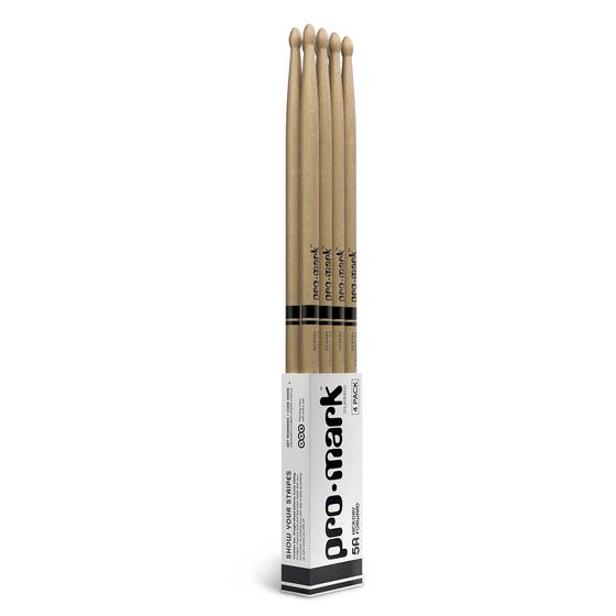 Imagem de Baquetas ProMark Classic Forward 5A Hickory - Kit com 4 Pares