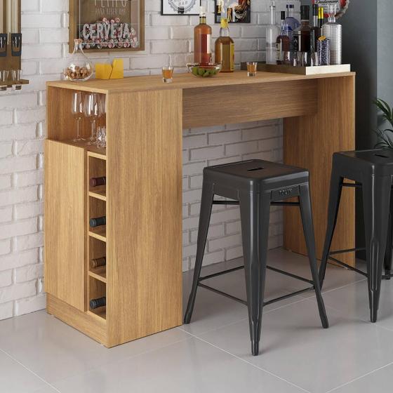 Imagem de Bar Bancada com Adega e 1 Porta Multimóveis MP1062