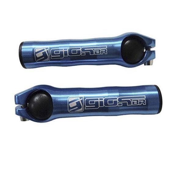 Bar end gios br sd218m 82mm alumínio azul Peças para Bicicleta