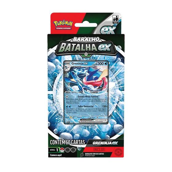 Imagem de Baralho Batalha Ex 60 Cartas Pokemon Deck Greninja Ex