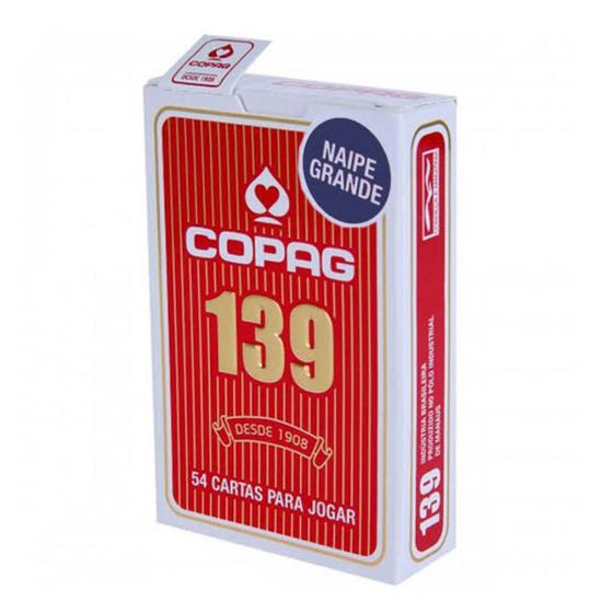 Baralho Copag 139 Naipe Grande Vermelho - Baralho - Magazine Luiza