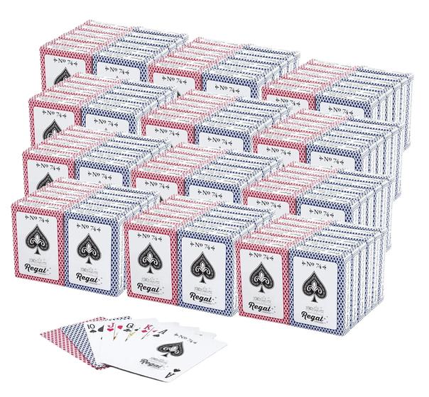 Imagem de Baralho de Cartas Regal Games - Kit com 144 Baralhos Padrão