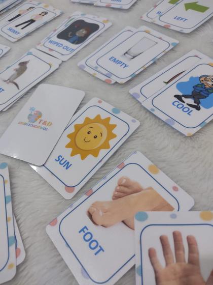 BARALHO DE Opostos JOGO EM INGLêS PARA CRIANÇAS - T&D JOGOS EDUCATIVOS ...