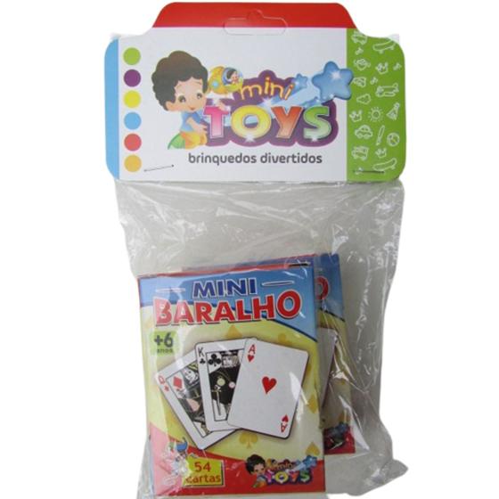 Baralho Infantil C/02 - Mini Toys - Baralho - Magazine Luiza