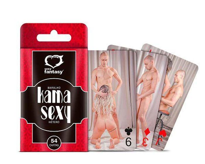 Imagem de Baralho kama sexy hétero com 54 cartas - Sexy Fantasy