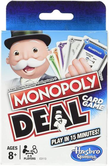 Imagem de Baralho Monopoly com 110 cartões de propriedade e aluguel