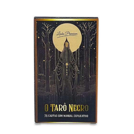 Baralho O Grande Tarot Negro 78 Cartas Com Manual Novo - Flash Imagem de Baralho O Grande Tarot Negro 78 Cartas Com Manual Novo