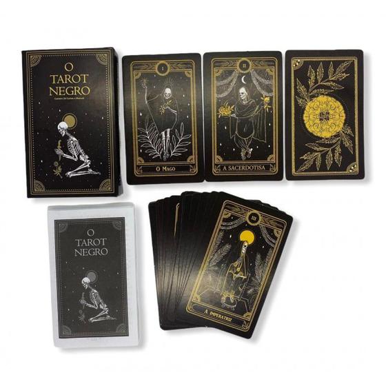 Imagem de Baralho O Tarot Negro Deck com 22 cartas