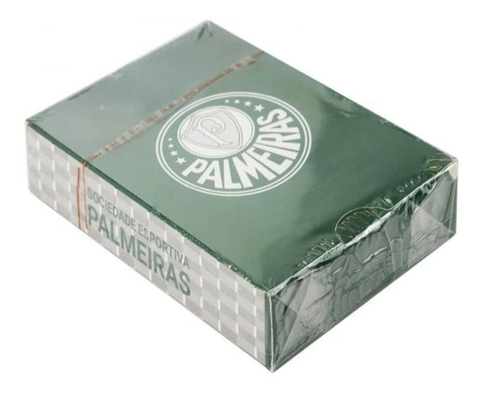 Imagem de Baralho Plástico 54 Cartas Com Naipes - Palmeiras