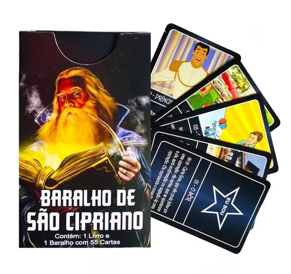 Imagem de Baralho Taro de São Cipriano 55 Cartas Auto Explicativas