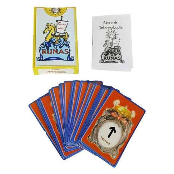 Imagem de Baralho Taro Runas 25 Cartas + Livreto Instrução - Decore Casa