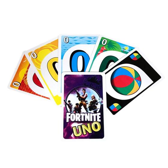 Baralho Uno Fortnite Diversão C/ Família E Amigos Elm Baralho