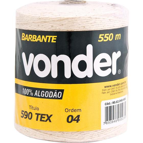 Imagem de Barbante algodao 4x6 350 metros - Vonder