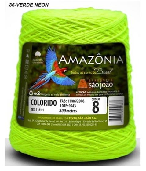 Imagem de Barbante amazônia cor 36 ( verde flour ) fio 8