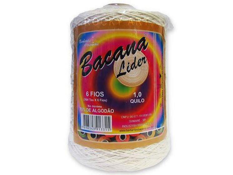 Imagem de Barbante Bacana Lider 6 Fios - CRU - 1Kg - BARBANTES BACANA