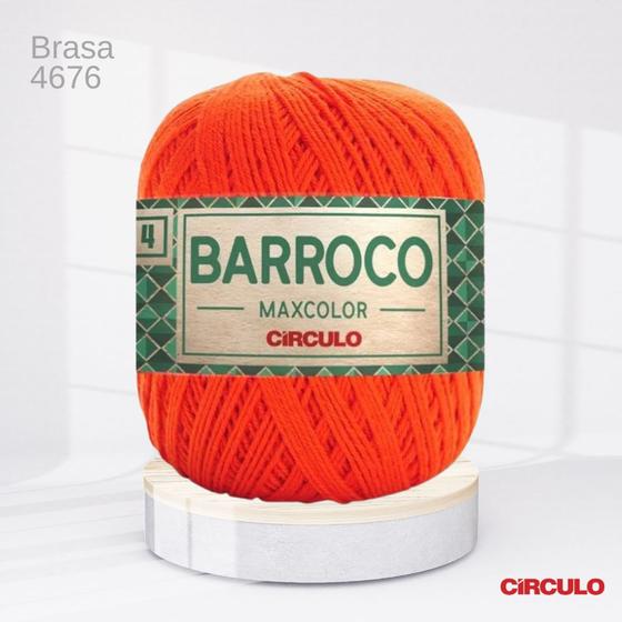 Imagem de Barbante Barroco MaxColor Brasa 4676 nº 4 200g