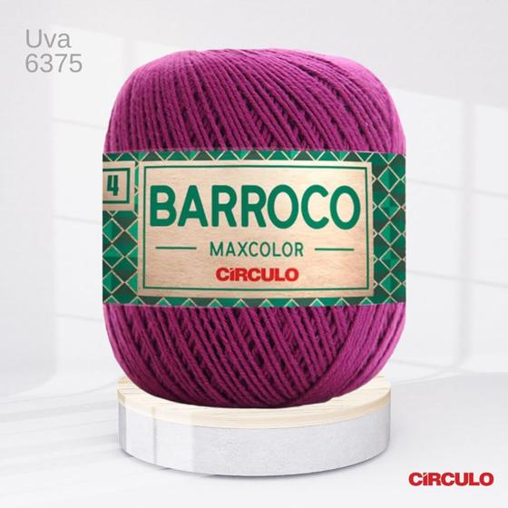 Imagem de Barbante Barroco MaxColor Uva 6375 nº 4 200g