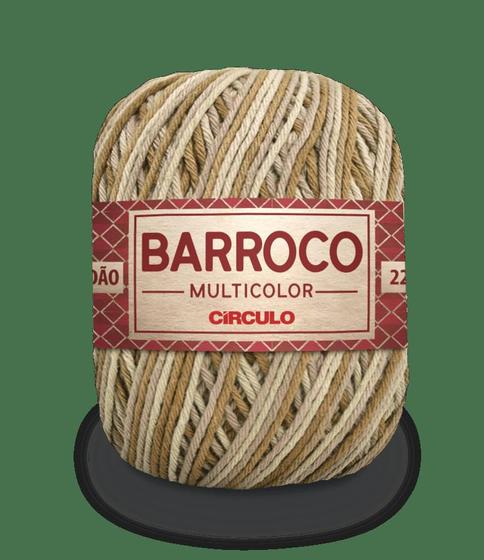 Imagem de Barbante Barroco Multicolor Espessura Fio 6 Novelo com 226 Metros 885 TEX Circulo