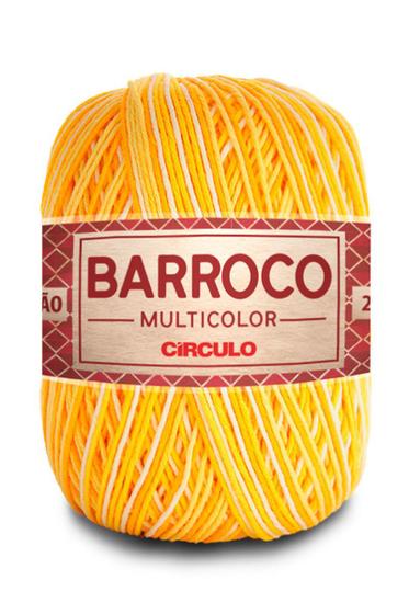 Imagem de Barbante Barroco Multicolor Espessura Fio 6 Novelo com 226 Metros 885 TEX Circulo
