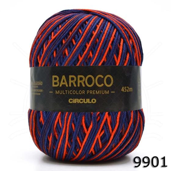 Barbante Barroco Multicolor Premium 400g - Cores 2019 - CÍRCULO Imagem de Barbante Barroco Multicolor Premium 400g - Cores 2019
