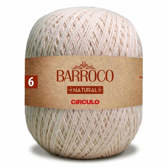 Imagem de Barbante Barroco Natural Crú 4/6 700g - Círculo - Circulo