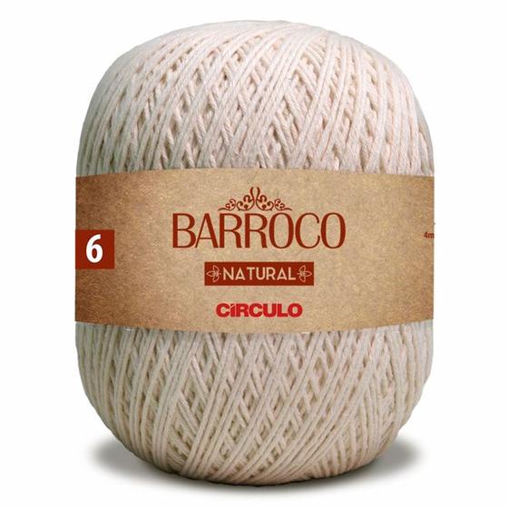 Imagem de Barbante Barroco Natural Crú 4/6 700g - Círculo