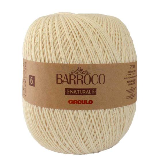 Imagem de Barbante Barroco Natural nº 6 700 gr Circulo